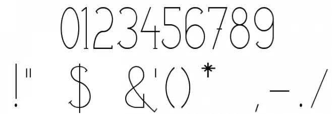 poor weekdays serif Font OTHER CHARS