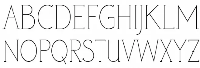 poor weekdays serif 字体 大写