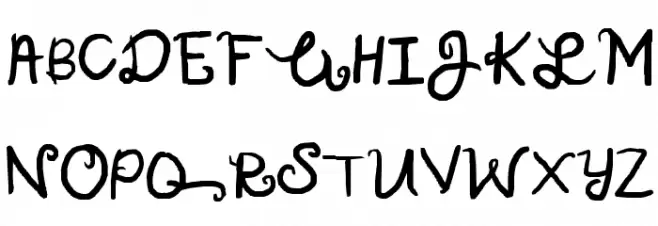 pop-u-lar Schriftart Groß