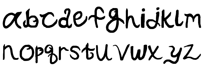 pop-u-lar Font LOWERCASE