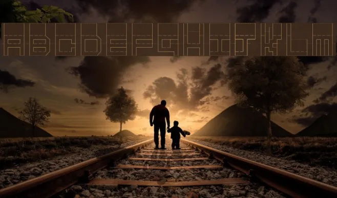 pop-up font Example 1