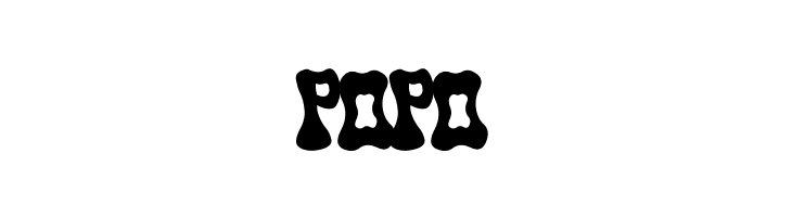 popo  Frei Schriftart Herunterladen