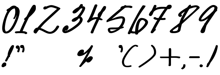 pops Bold Font OTHER CHARS