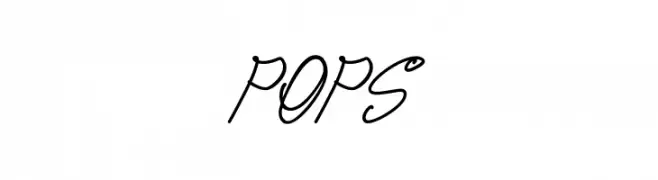pops  font caratteri gratis