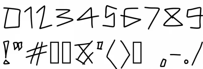 popsicle Font OTHER CHARS