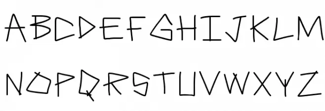 popsicle Font UPPERCASE