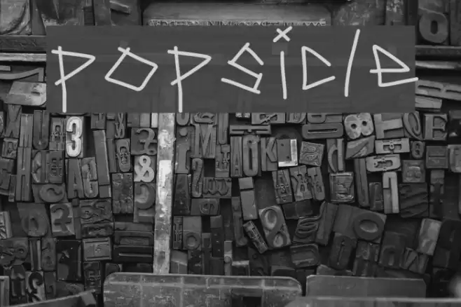 popsicle Font examples