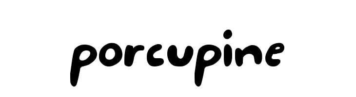 porcupine Font