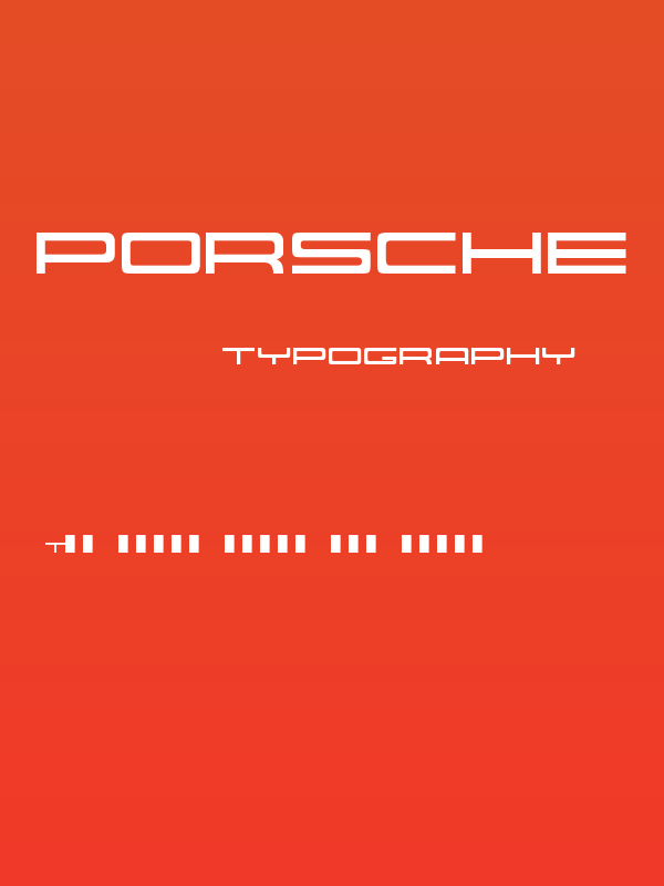porsche Poster