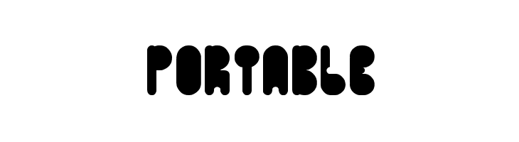 portable फ़ॉन्ट