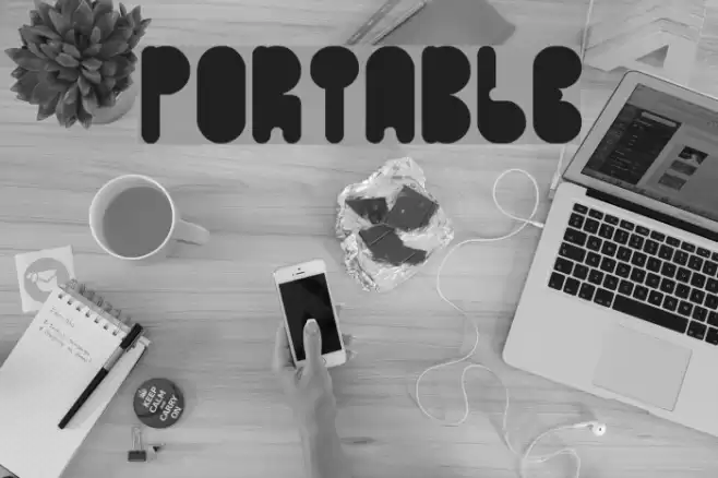 portable Font examples