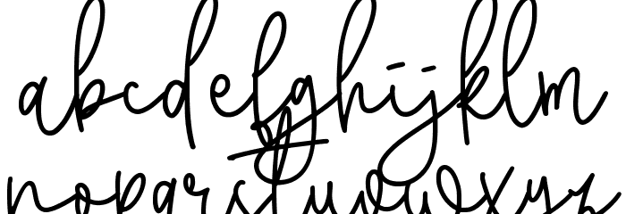 portsmooth Font LOWERCASE