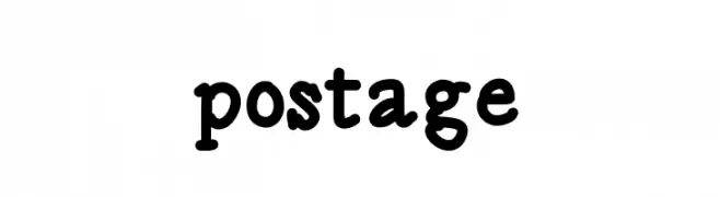 postage  Free Fonts Download
