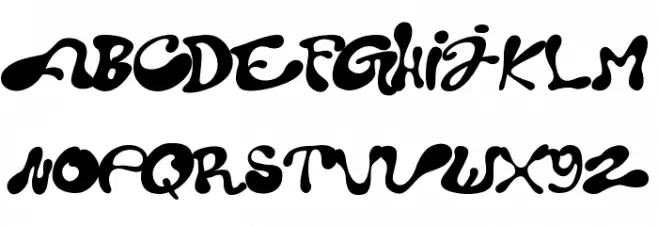 pota font Caratteri MAIUSCOLE