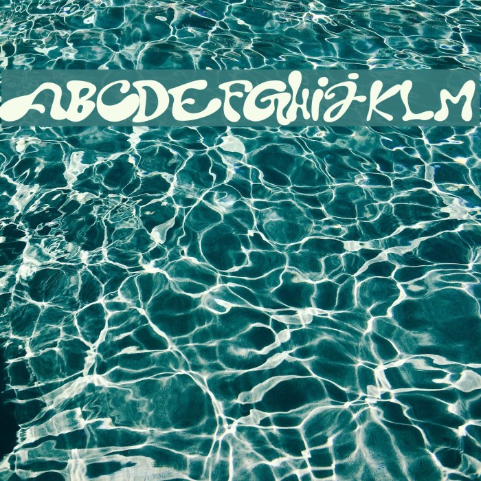 pota font Font examples