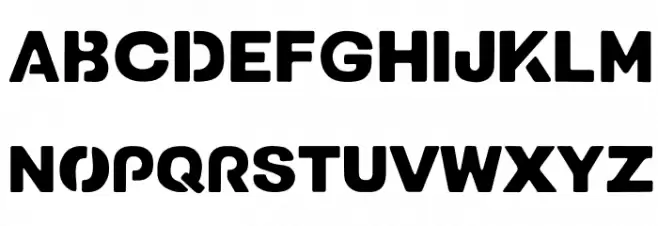 potama Font UPPERCASE
