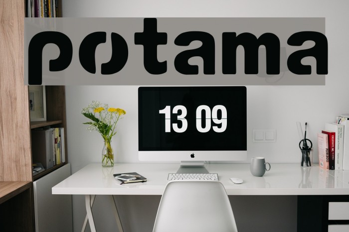 potama Font examples