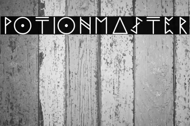 potionmaster Font examples