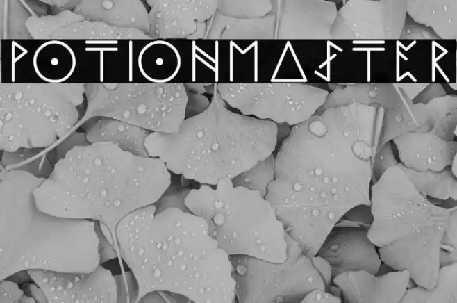 potionmaster Font examples