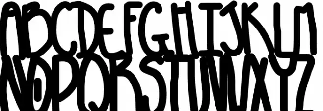 pow Schriftart Groß