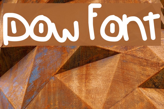 pow Font examples