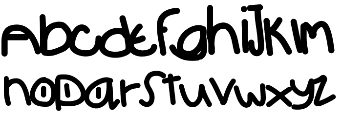pow Font LOWERCASE