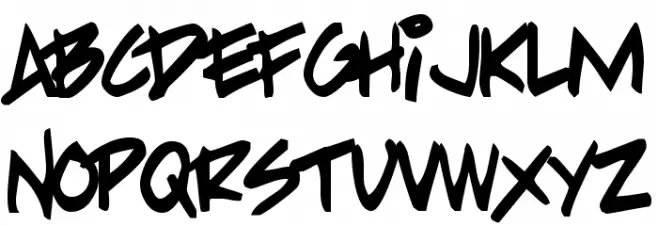 PP Handwriting Normal Fuentes MAYÚSCULAS