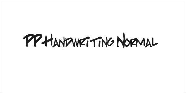 PP Handwriting Normal Logo