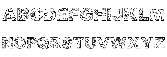 PQL. Font LOWERCASE