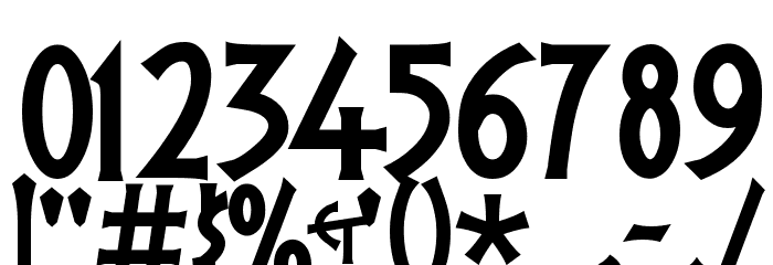 PR Agamemnon Bold, Top Lining Font OTHER CHARS