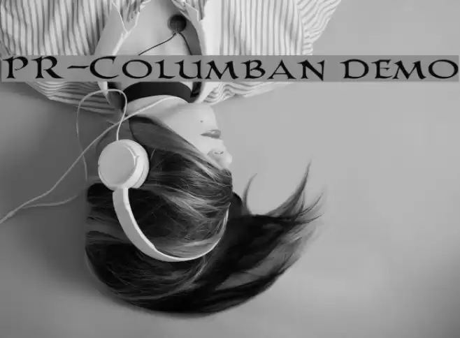 PR-Columban demo Font examples