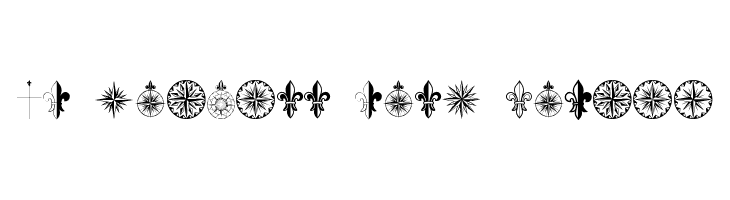 PR Compass Rose Normal  font caratteri gratis