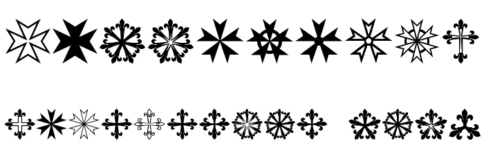 PR Compass Rose Normal Font OTHER CHARS