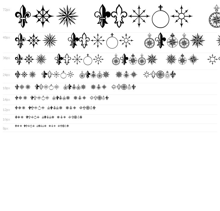 PR Compass Rose Normal Waterfall