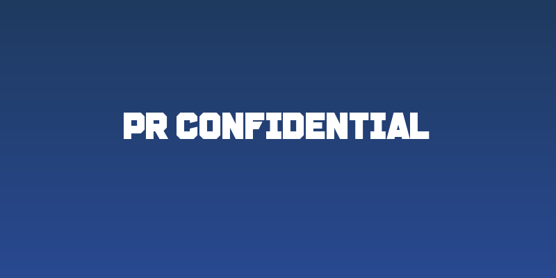 PR Confidential Social Header