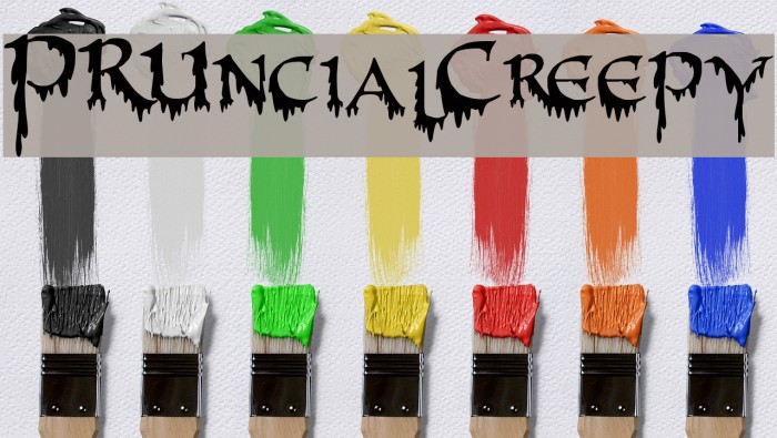 PR-Uncial Creepy Font examples