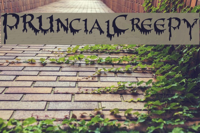 PR-Uncial Creepy Font examples
