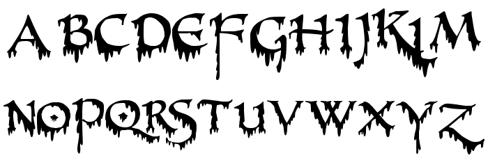 PR-Uncial Creepy Font LOWERCASE
