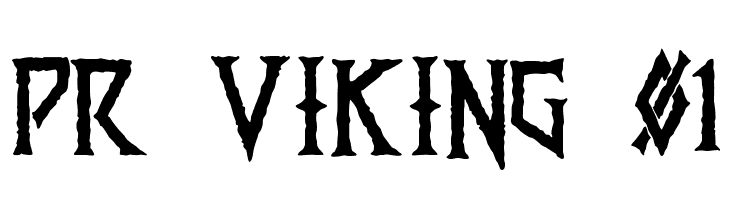 PR Viking 01  フリーフォントのダウンロード