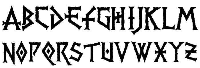 PR Viking 01 Font LOWERCASE