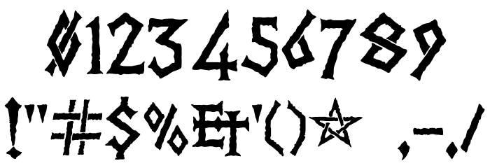PR Viking Font OTHER CHARS