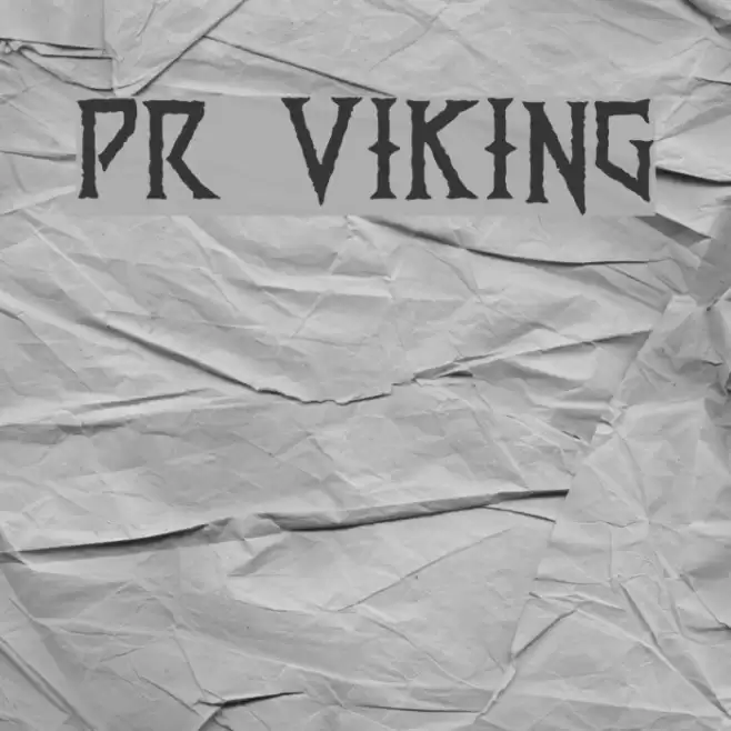 PR Viking Font examples