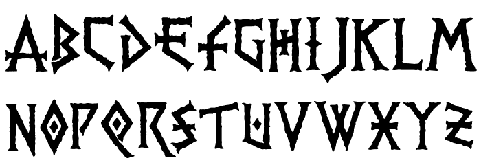 PR Viking Font LOWERCASE