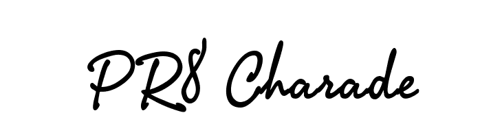 PR8 Charade  font caratteri gratis