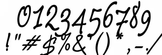 PR8 Charade Font OTHER CHARS