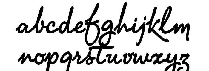 PR8 Charade Font LOWERCASE
