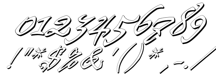 PR8 Shadow Cat Font OTHER CHARS