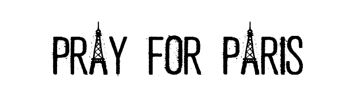 PRAY FOR PARIS  les polices de caractères gratuit tlcharger