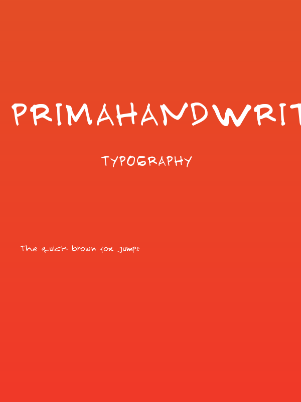 PRIMAHANDWRITE Poster