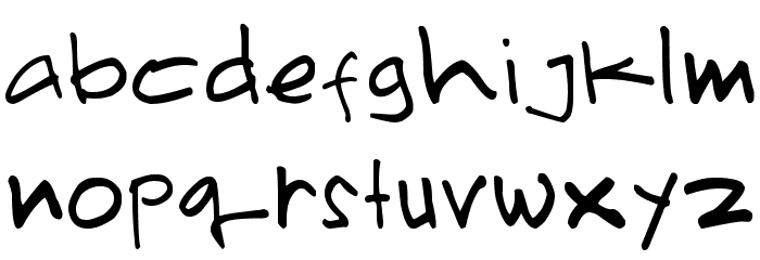 PRIMAHANDWRITE Font LOWERCASE
